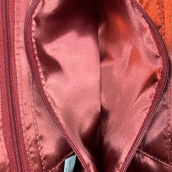 Joy & Iman Red quilted leather Crossbody purse - Picture 12 of 16